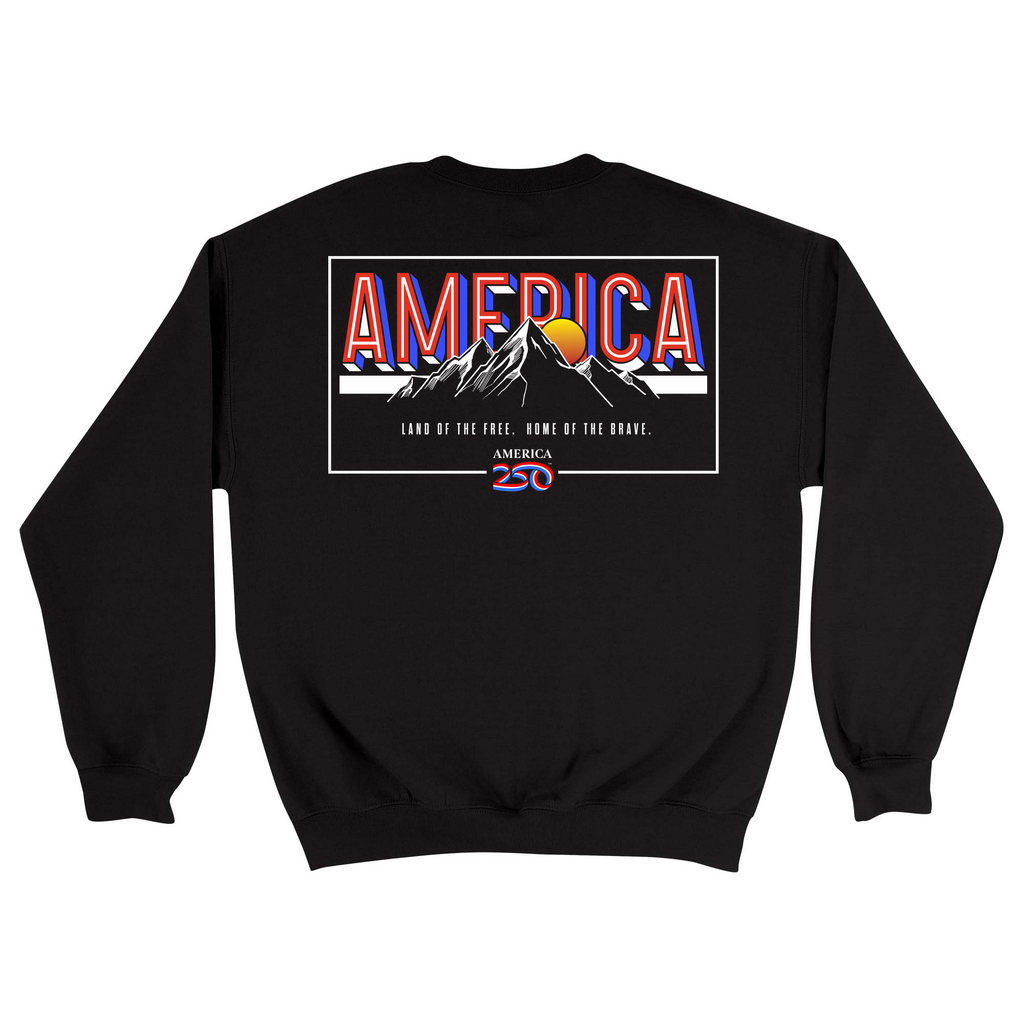 Unisex Medium Black Crewneck Sweatshirt