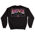 Unisex Medium Black Crewneck Sweatshirt