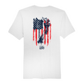Mens Medium White Short Sleeve Tee