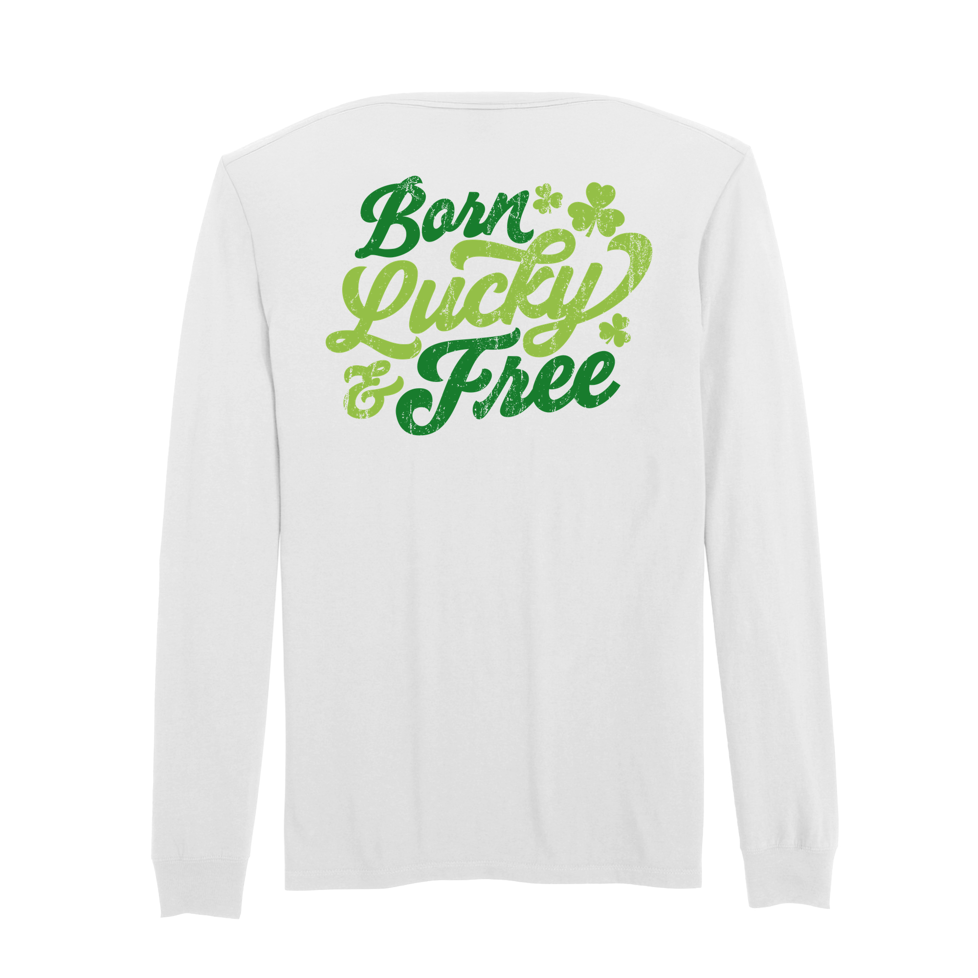 Mens Medium White Style_Long Sleeve