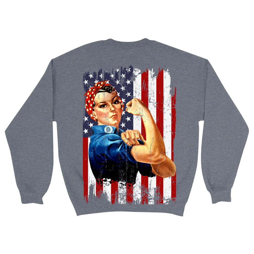 Unisex Medium Dark Ash Crewneck Sweatshirt