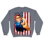 Unisex Medium Dark Ash Crewneck Sweatshirt