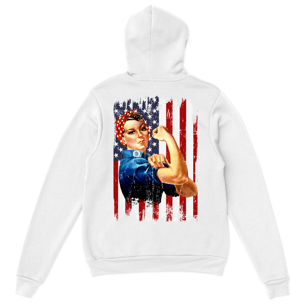 Mens Medium White Style_Hoodie