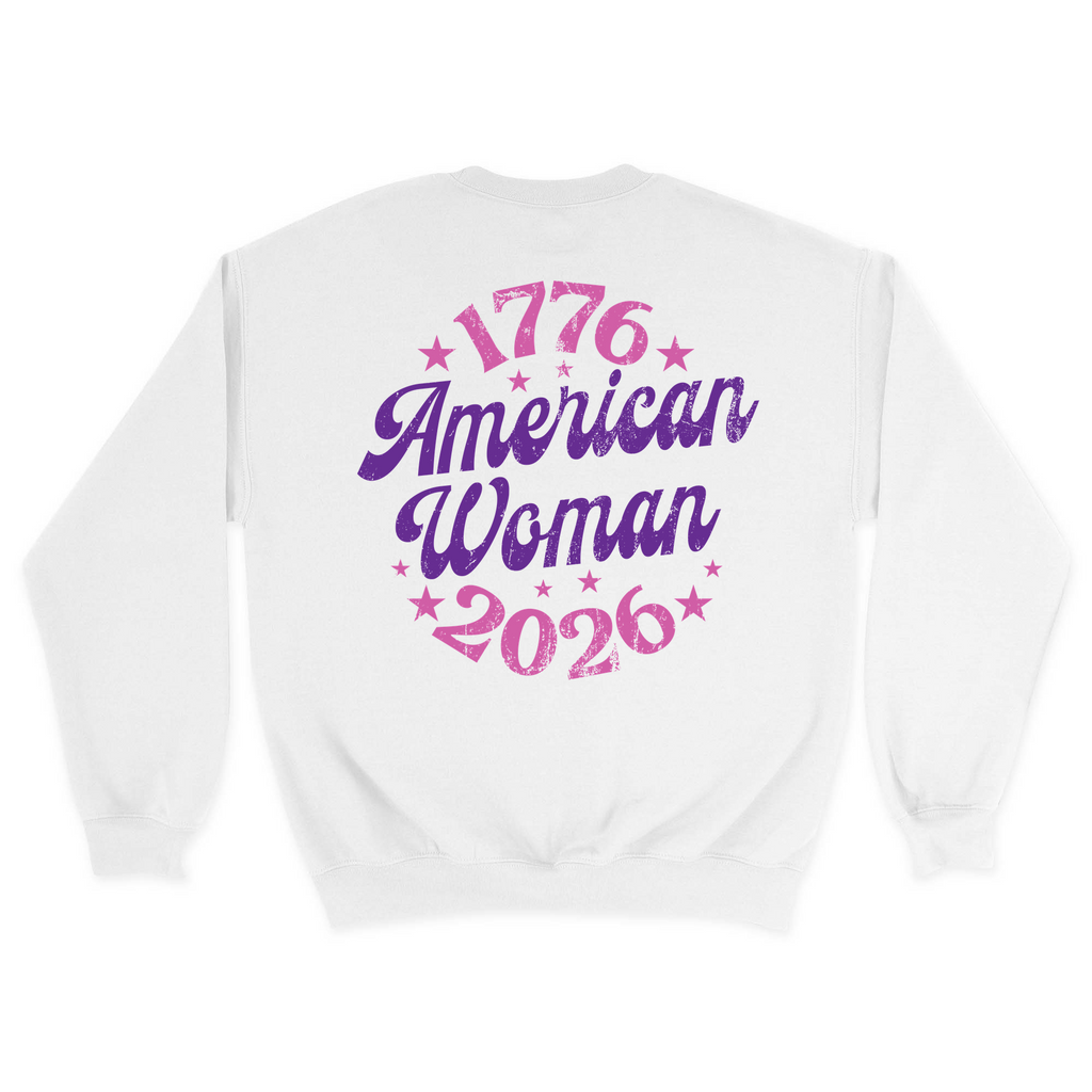 Unisex Medium White Crewneck Sweatshirt