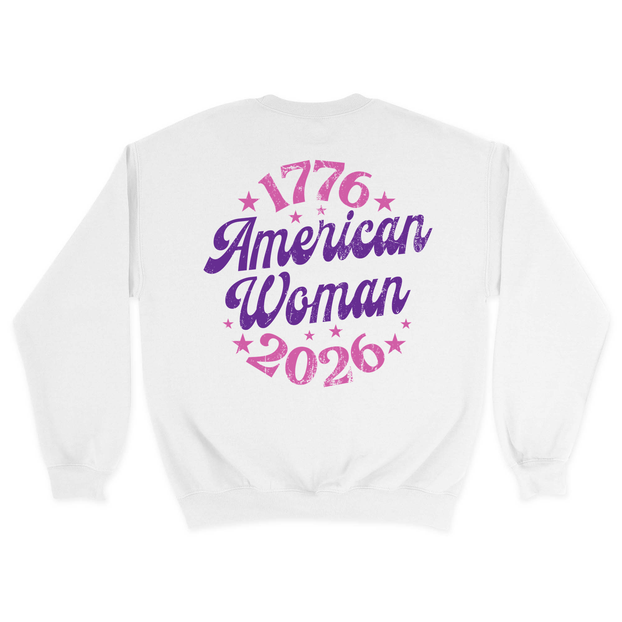Unisex Medium White Crewneck Sweatshirt