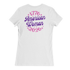 Womens Medium White Women's Short Sleeve Tee