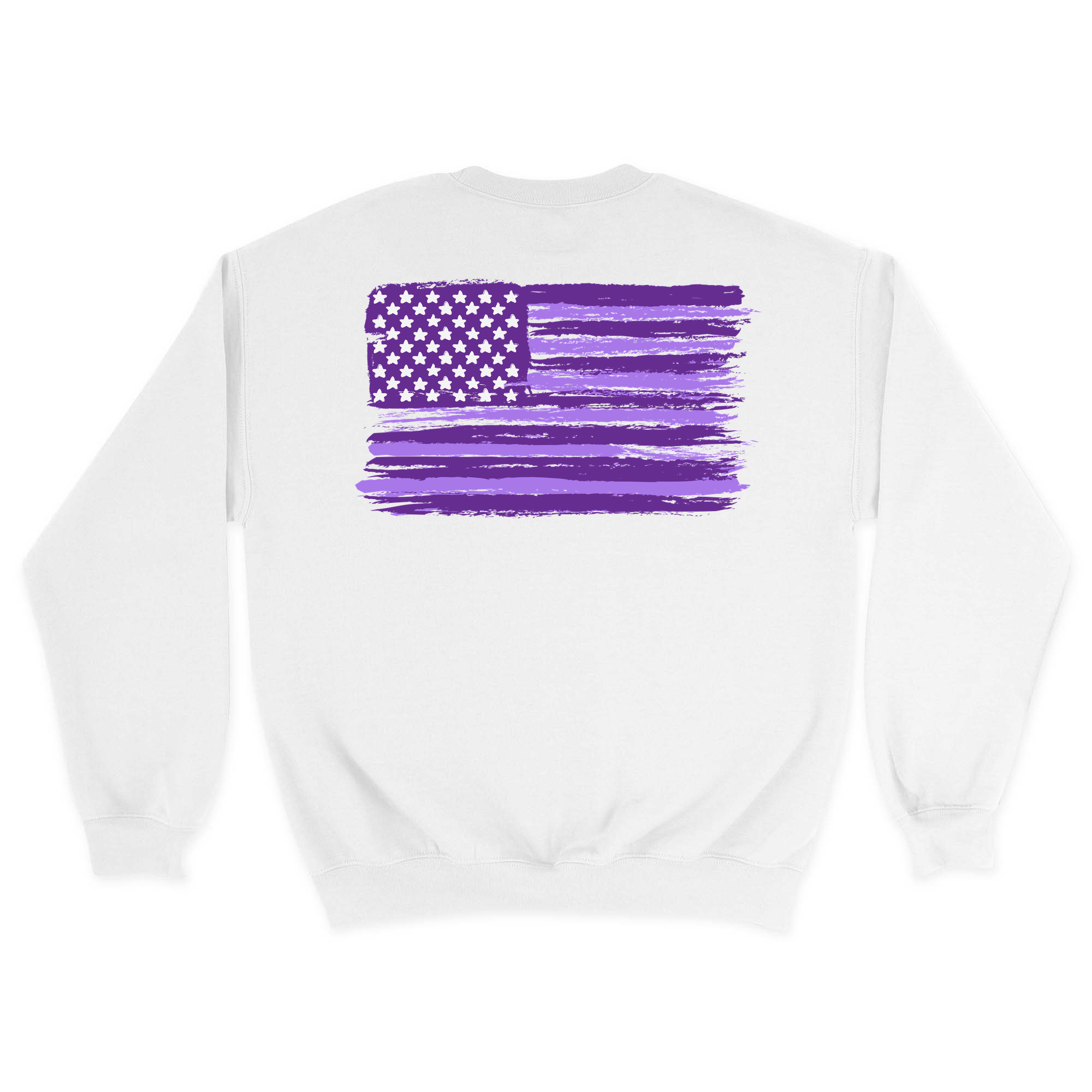 Unisex Medium White Crewneck Sweatshirt