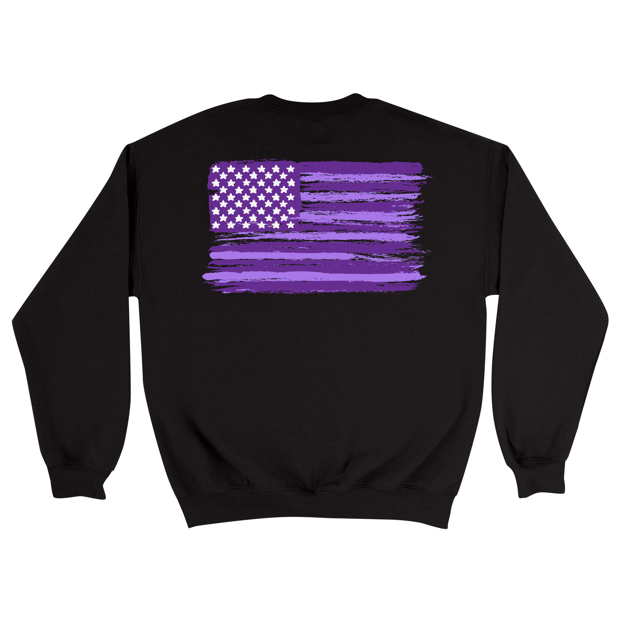 Unisex Medium Black Crewneck Sweatshirt
