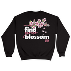 Unisex Medium Black Crewneck Sweatshirt