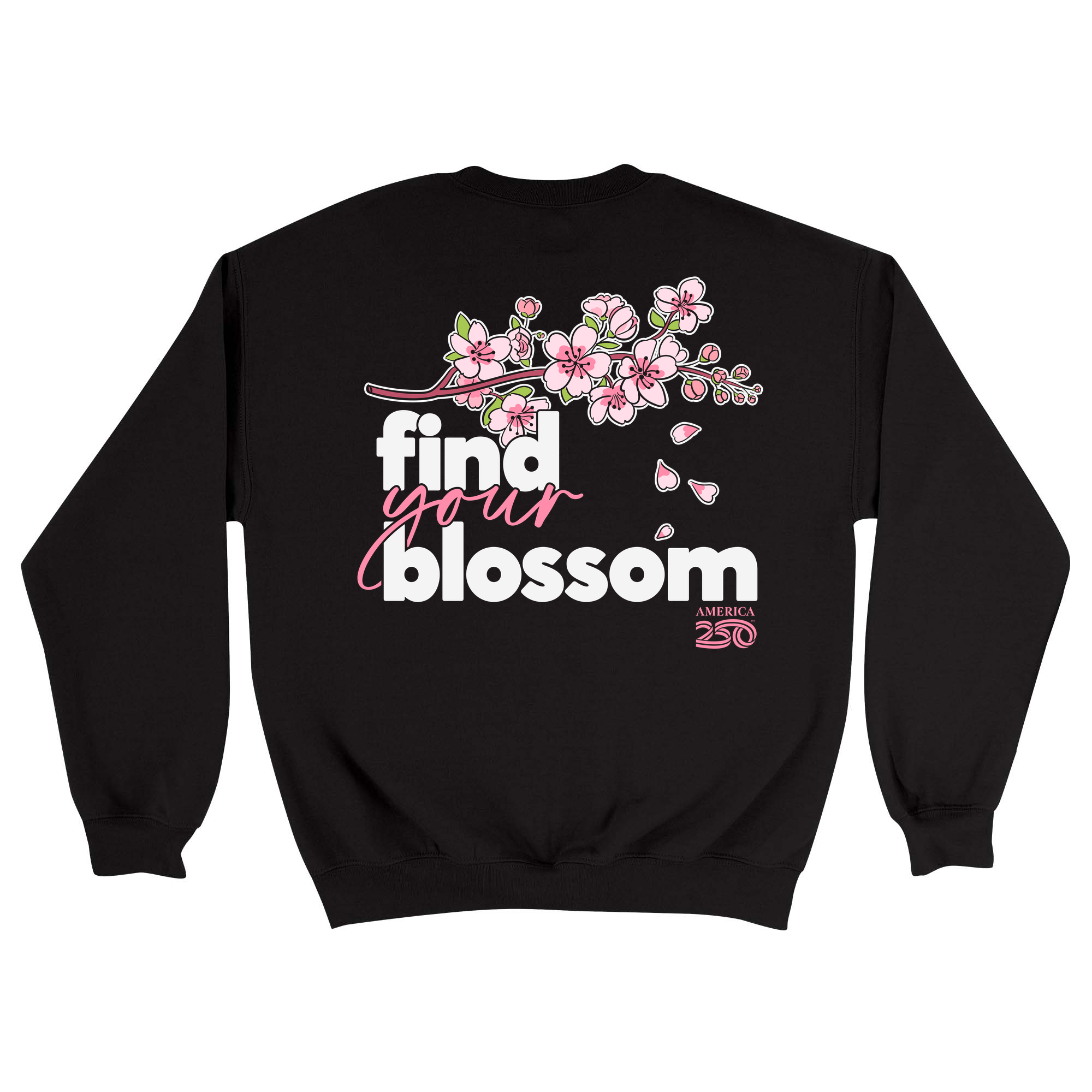 Unisex Medium Black Crewneck Sweatshirt
