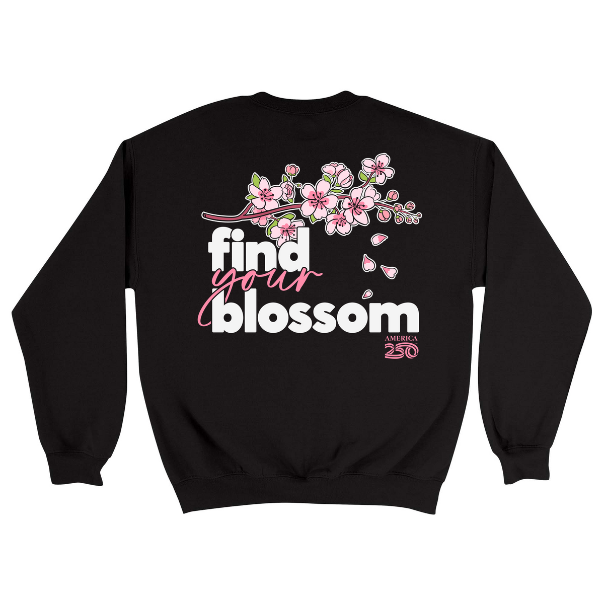 Unisex Medium Black Crewneck Sweatshirt