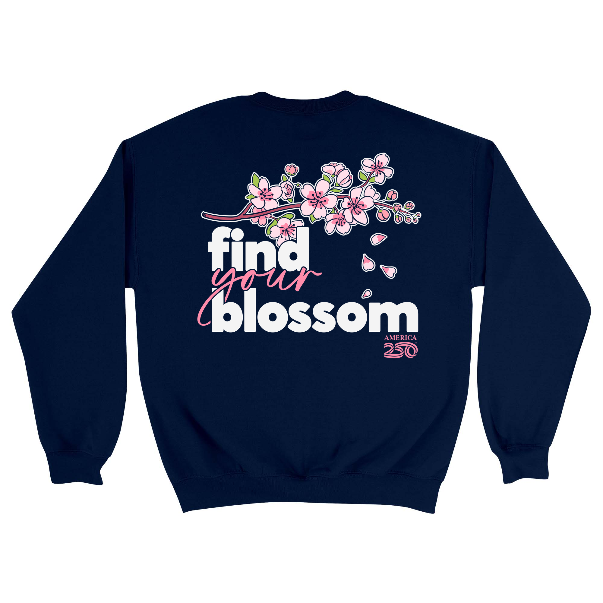 Unisex Medium Navy Crewneck Sweatshirt