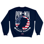Unisex Medium Navy Crewneck Sweatshirt