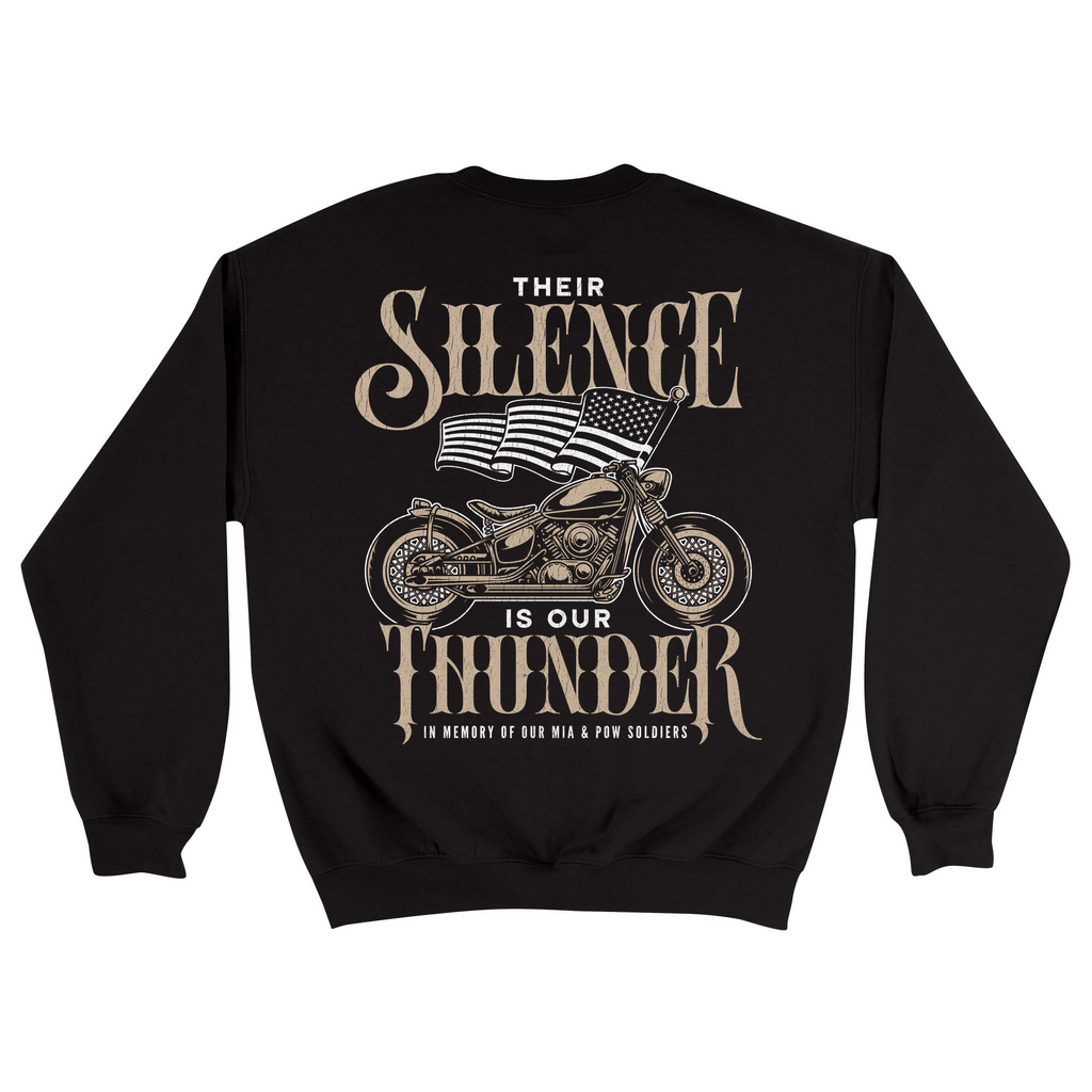 Unisex Medium Black Crewneck Sweatshirt