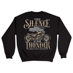 Unisex Medium Black Crewneck Sweatshirt