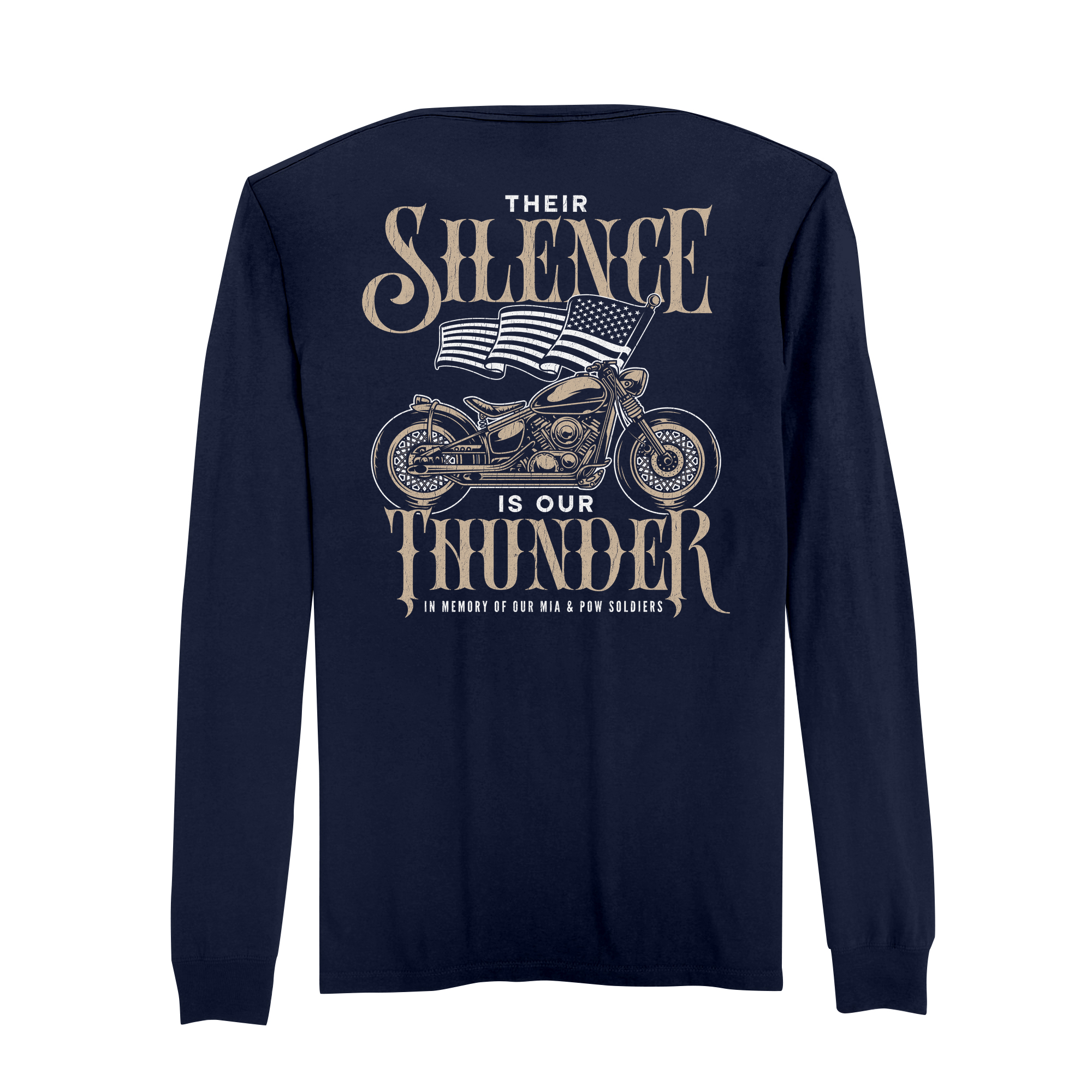 Mens Medium Strong Navy Style_Long Sleeve