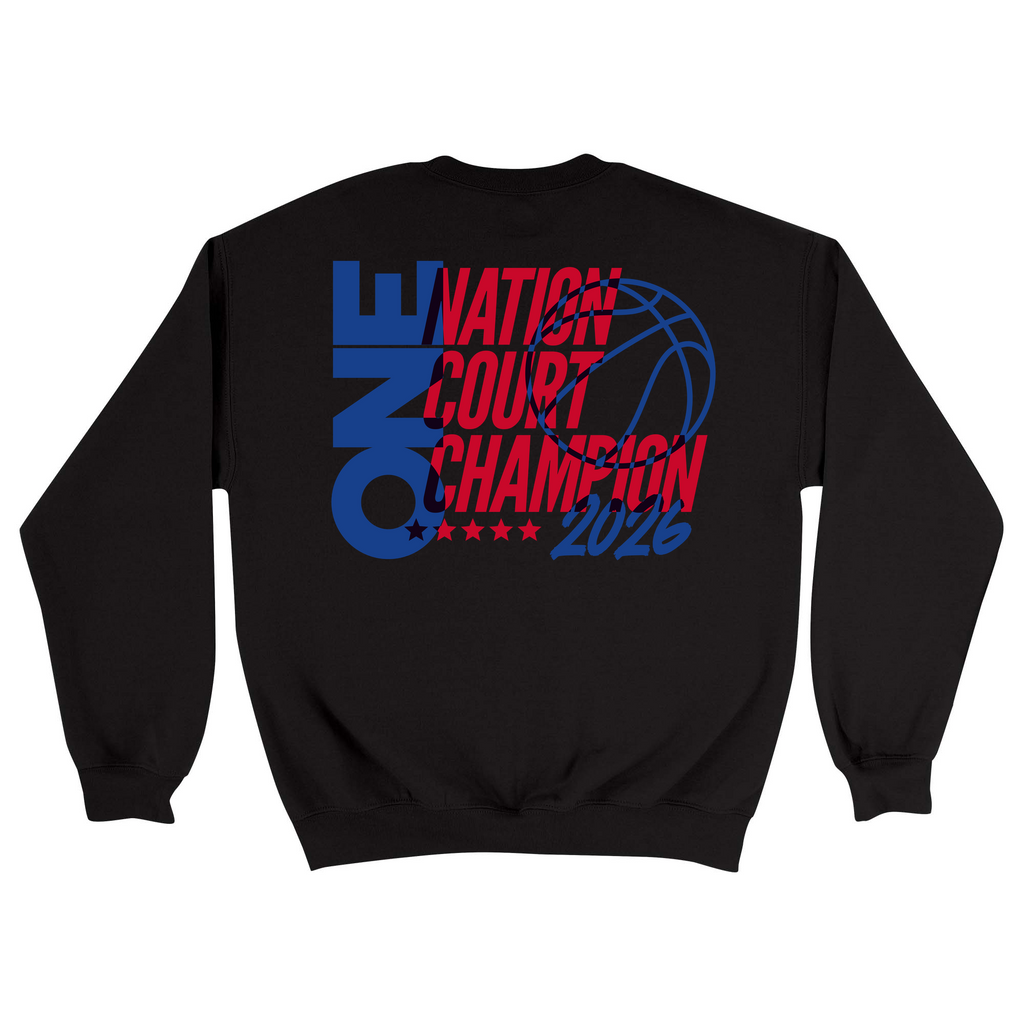 Unisex Medium Black Crewneck Sweatshirt
