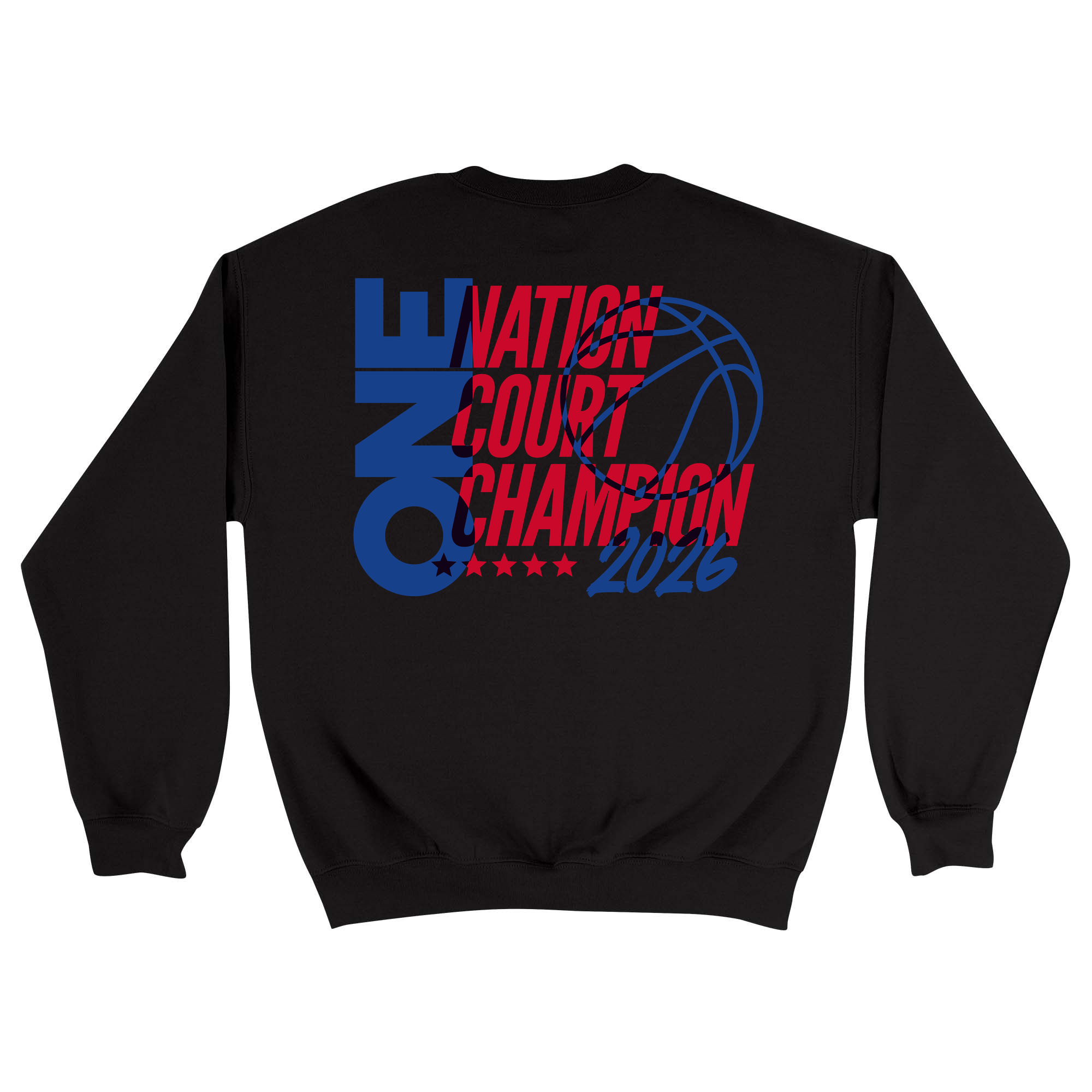 Unisex Medium Black Crewneck Sweatshirt