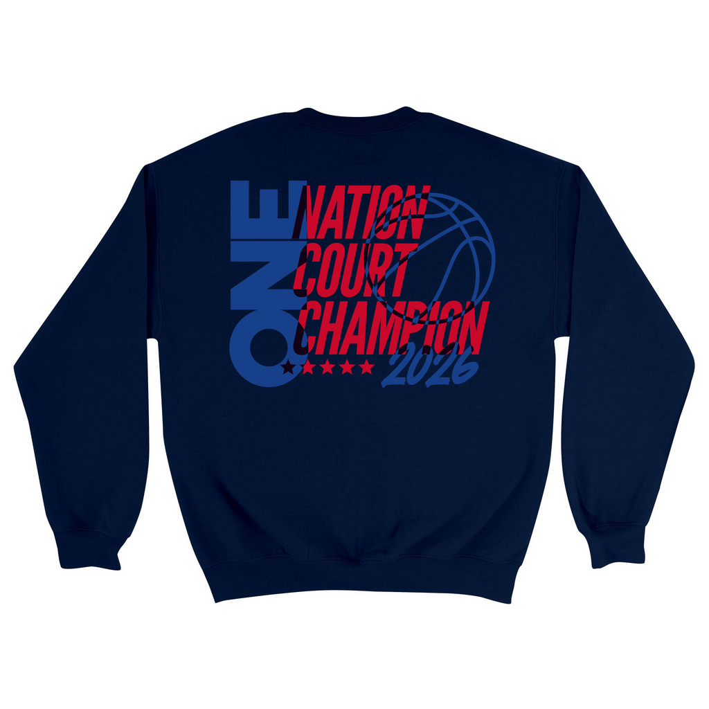 Unisex Medium Navy Crewneck Sweatshirt