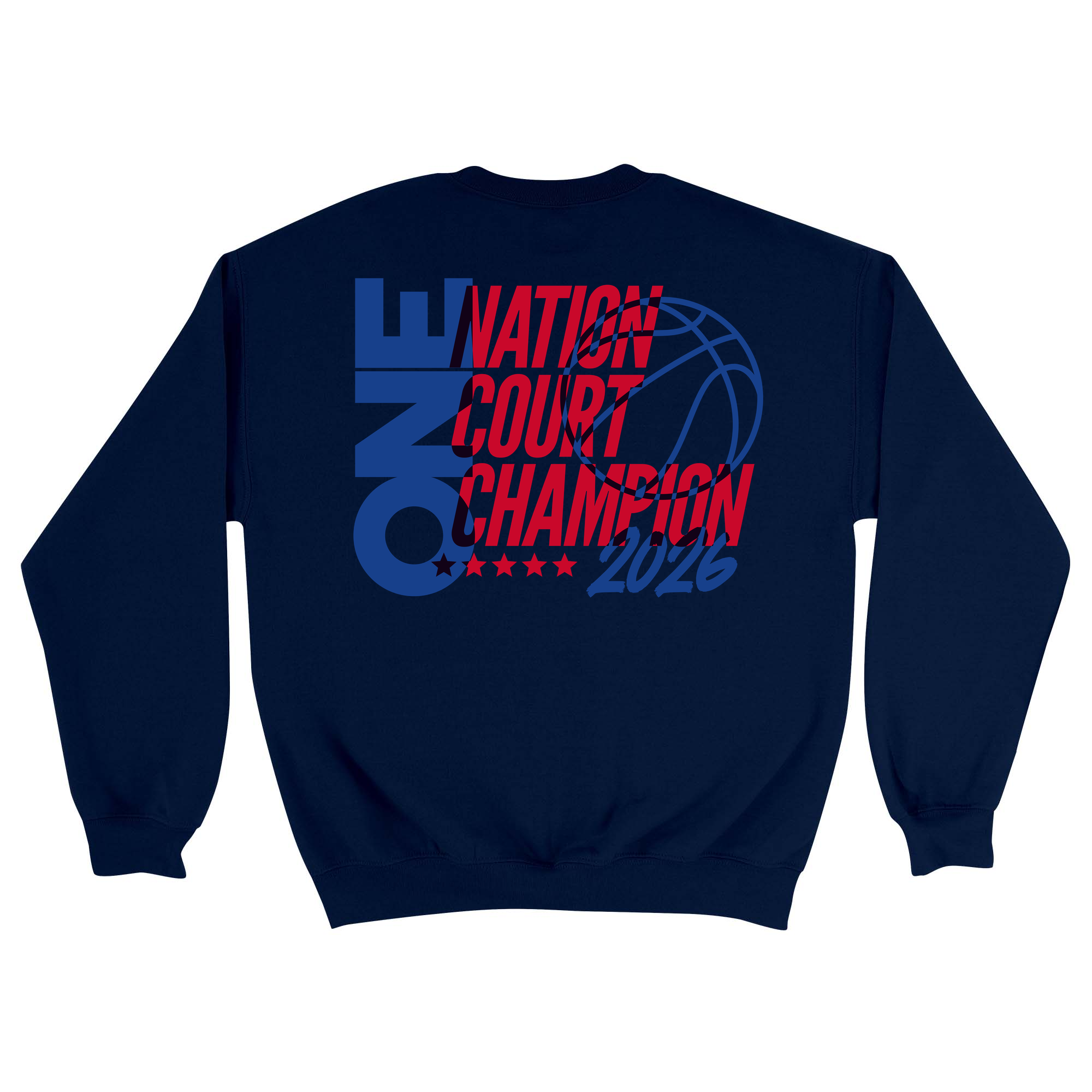 Unisex Medium Navy Crewneck Sweatshirt