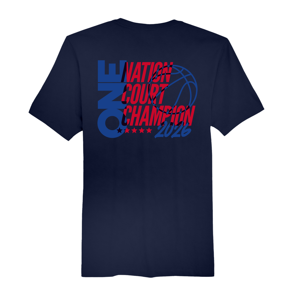 Mens Medium Navy Short Sleeve Tee