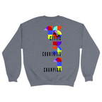 Unisex Medium Dark Ash Crewneck Sweatshirt