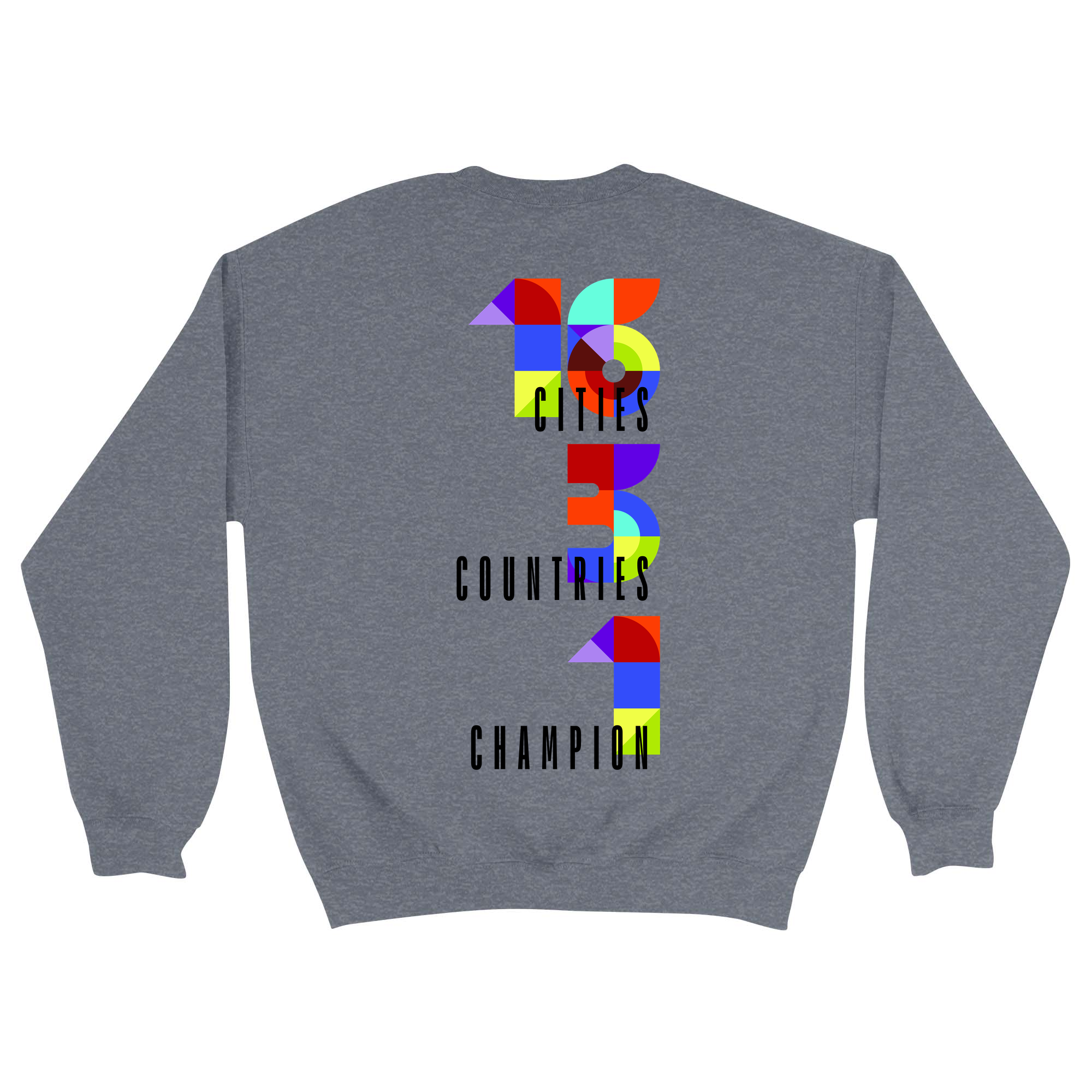 Unisex Medium Dark Ash Crewneck Sweatshirt