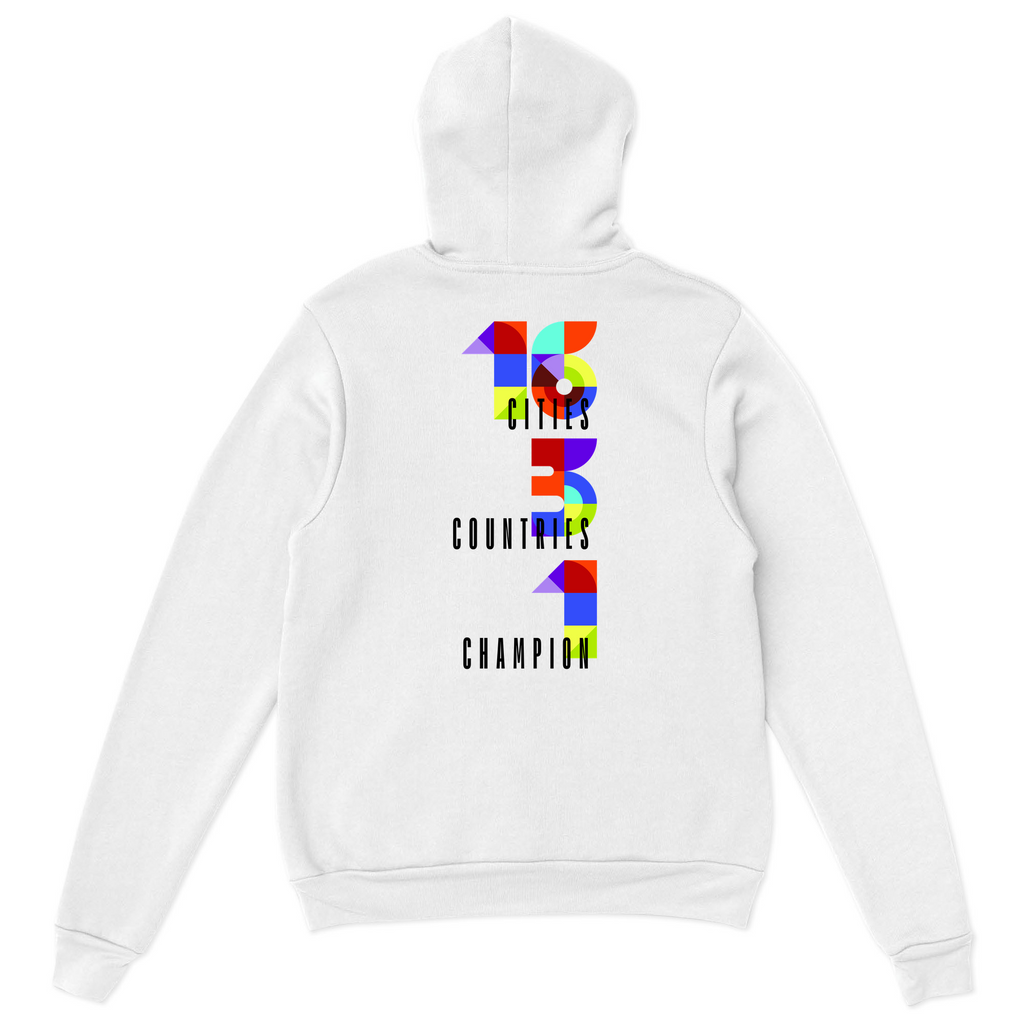 Mens Medium White Style_Hoodie