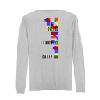 Mens Medium Athletic Heather Style_Long Sleeve