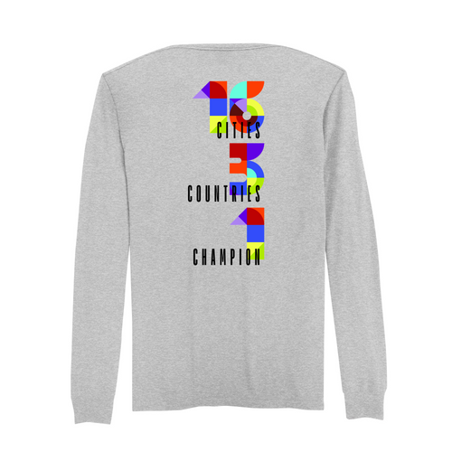 Mens Medium Athletic Heather Style_Long Sleeve