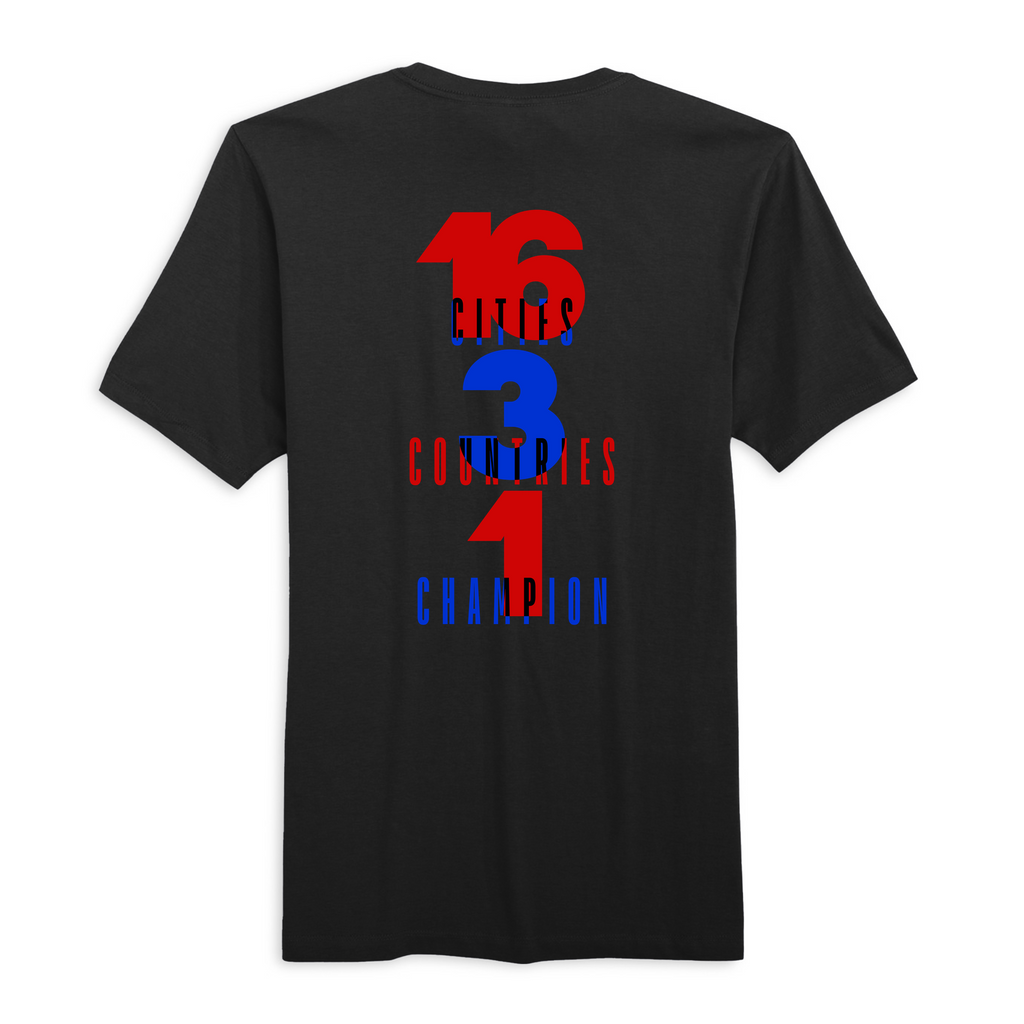 Mens Medium Black Short Sleeve Tee