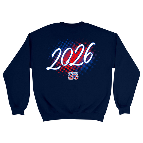 Unisex Medium Navy Crewneck Sweatshirt