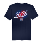 Mens Medium Navy Short Sleeve Tee