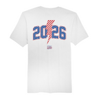 Mens Medium White Short Sleeve Tee
