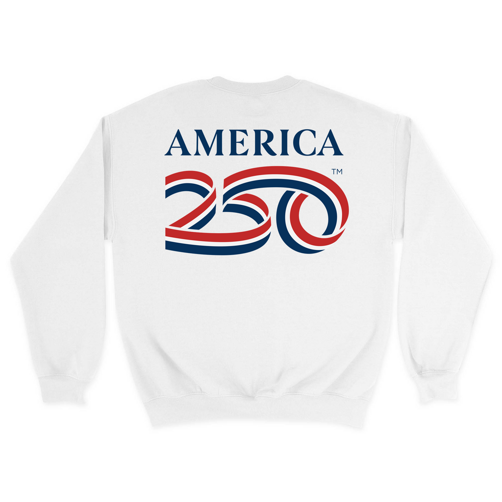 Unisex Medium White Crewneck Sweatshirt