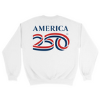 Unisex Medium White Crewneck Sweatshirt