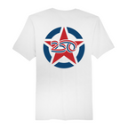 Mens Medium White Short Sleeve Tee