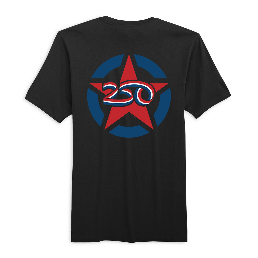 Mens Medium Black Short Sleeve Tee