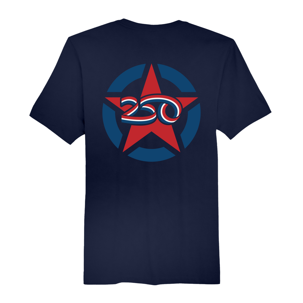 Mens Medium Navy Short Sleeve Tee
