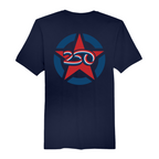 Mens Medium Navy Short Sleeve Tee