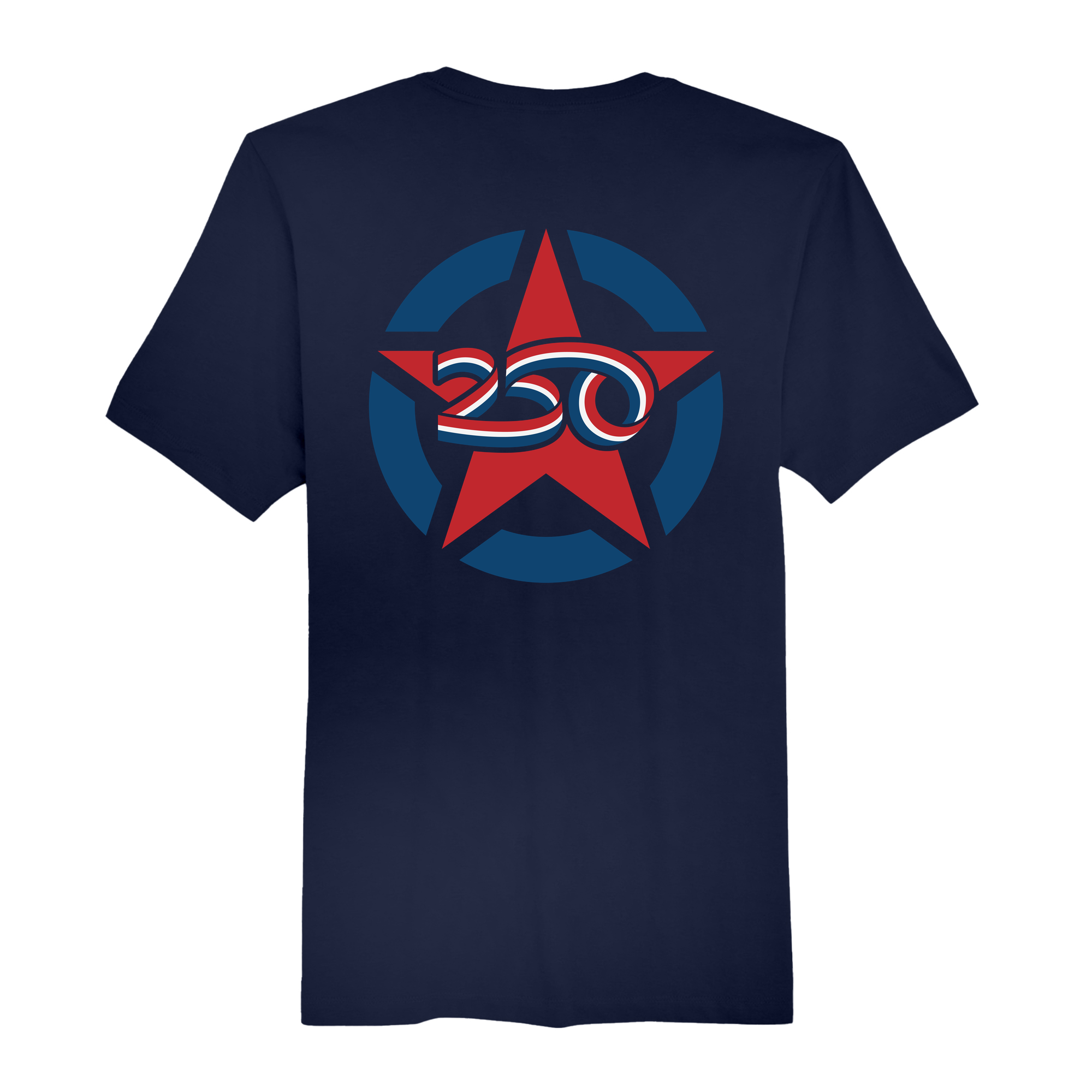 Mens Medium Navy Short Sleeve Tee