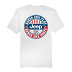 Mens Medium White Short Sleeve Tee