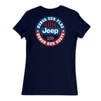 Womens Medium Navy Women's Short Sleeve Tee