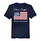 Mens Medium Navy Short Sleeve Tee