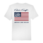 Mens Medium White Short Sleeve Tee