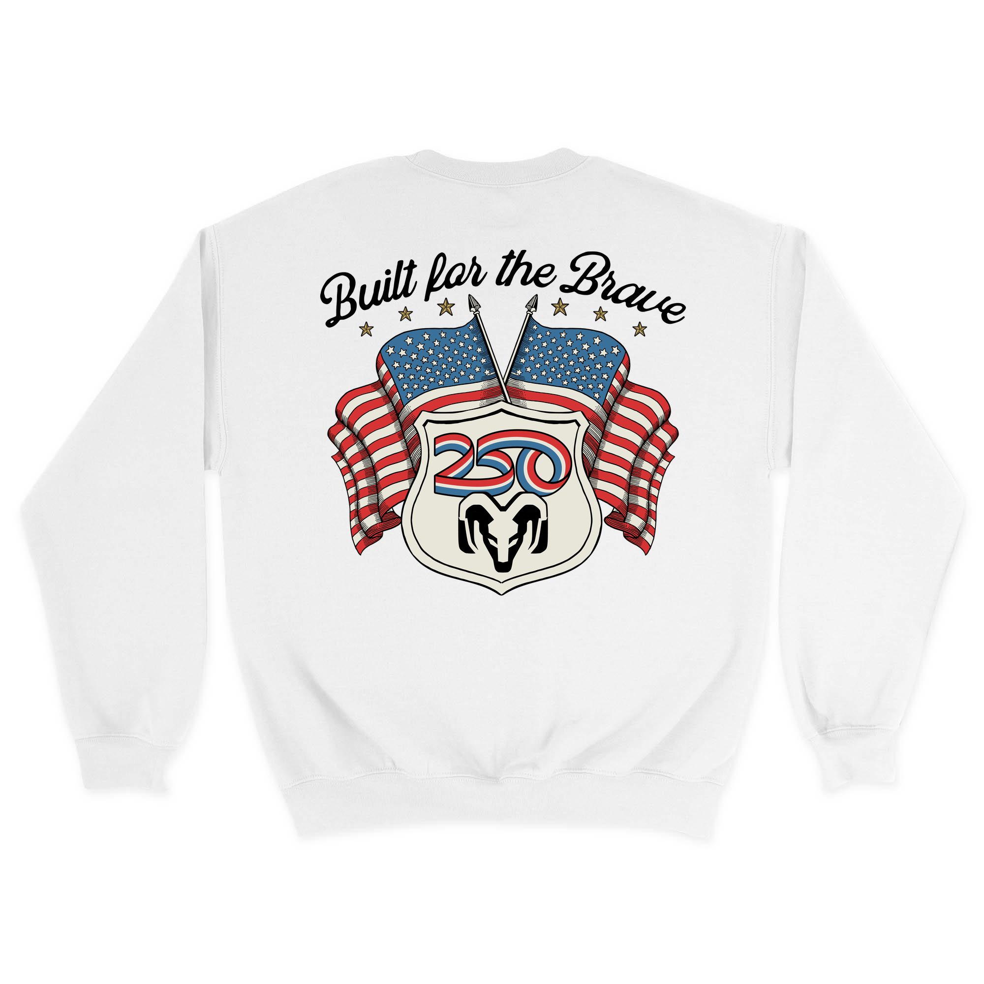 Unisex Medium White Crewneck Sweatshirt