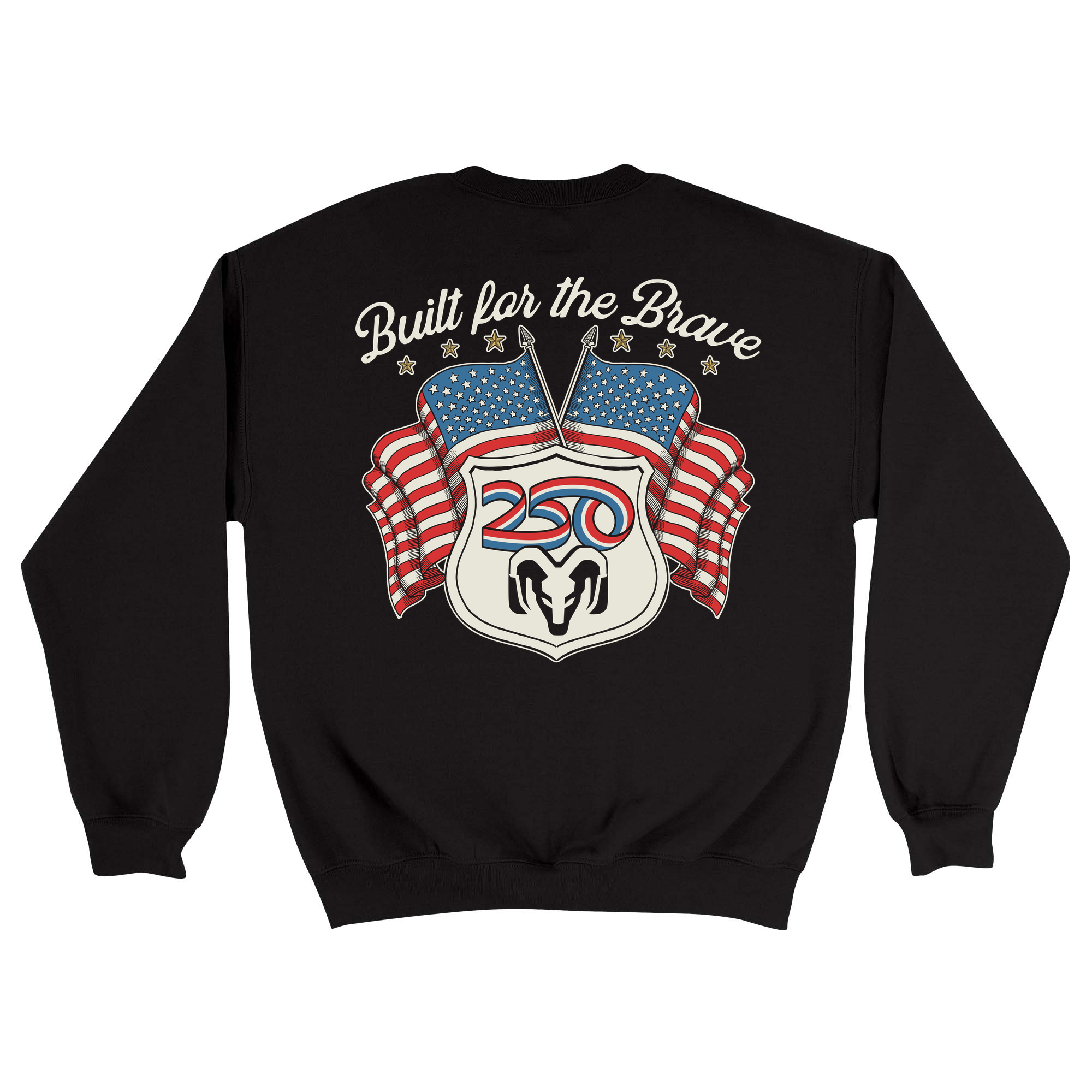 Unisex Medium Black Crewneck Sweatshirt
