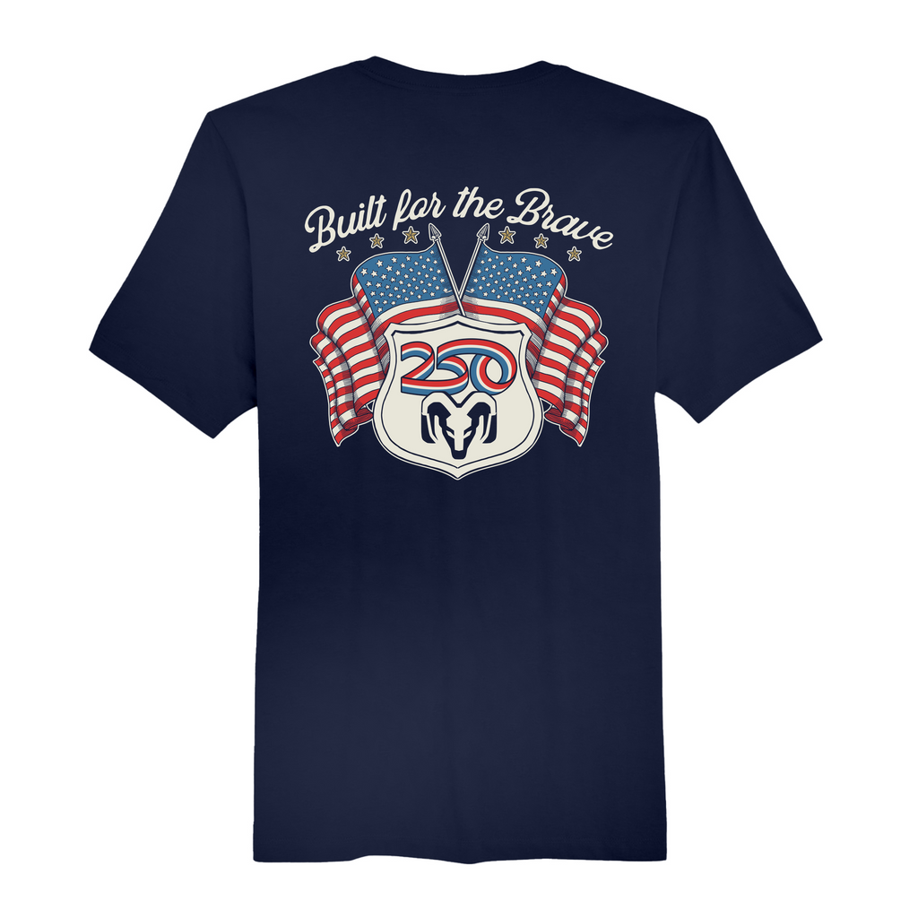 Mens Medium Navy Short Sleeve Tee