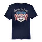 Mens Medium Navy Short Sleeve Tee