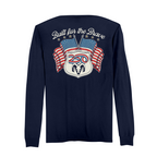 Mens Medium Strong Navy Style_Long Sleeve